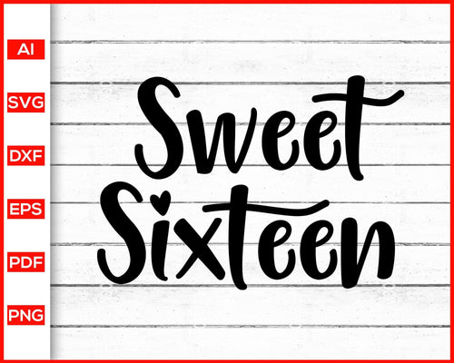 Free Free 272 Sweet Sixteen Squad Svg SVG PNG EPS DXF File