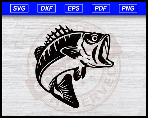 Free Free 282 Jumping Bass Fish Svg SVG PNG EPS DXF File