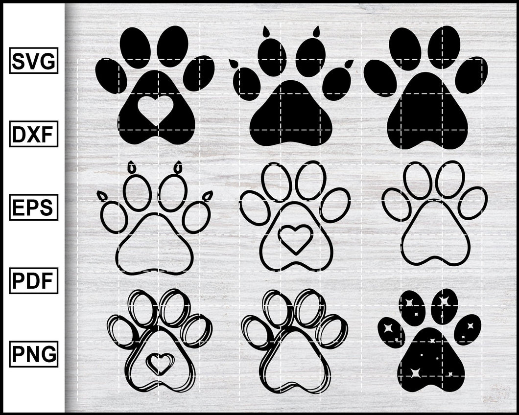 Download Dog Paw Svg Bundle Dog Paw Svg Dog Svg Paw Svg Dog Paw Print Svg Editable Svg File