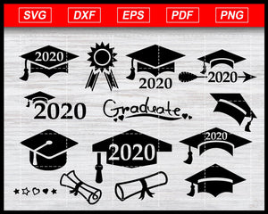 Download Graduation 2020 Svg Bundle Graduation Cap Svg Class Of 2020 Svg Gra Editable Svg File