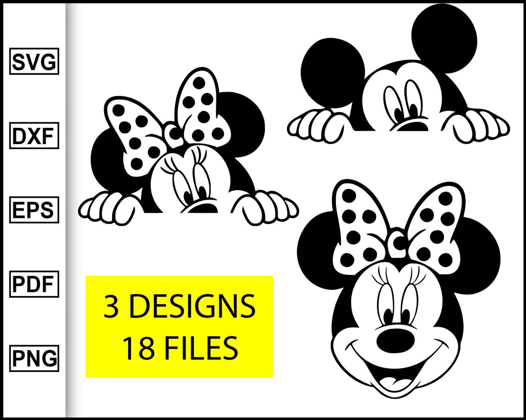 Free Free Minnie Mouse Silhouette Svg Free 112 SVG PNG EPS DXF File