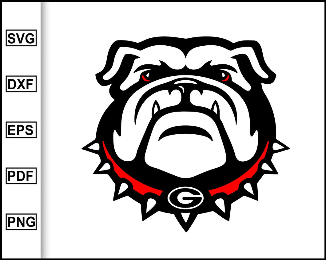 Download Ga Bulldogs Bulldogs Svg Cut File For Cricut Eps Png Dxf Silhouette Editable Svg File