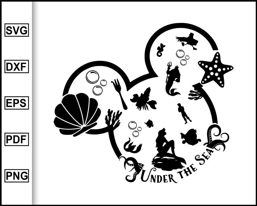 Free Free 253 Little Mermaid Outline Svg SVG PNG EPS DXF File