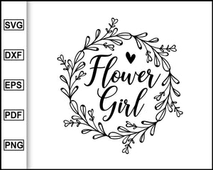 Download Flower Girl Svg Girl Svg Love Svg Flower Svg Cricut Flower Svg Sv Editable Svg File