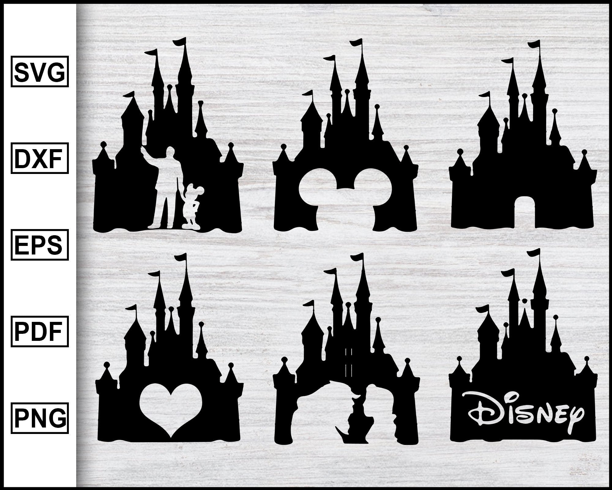 Free Free 331 Disney Castle Outline Svg SVG PNG EPS DXF File