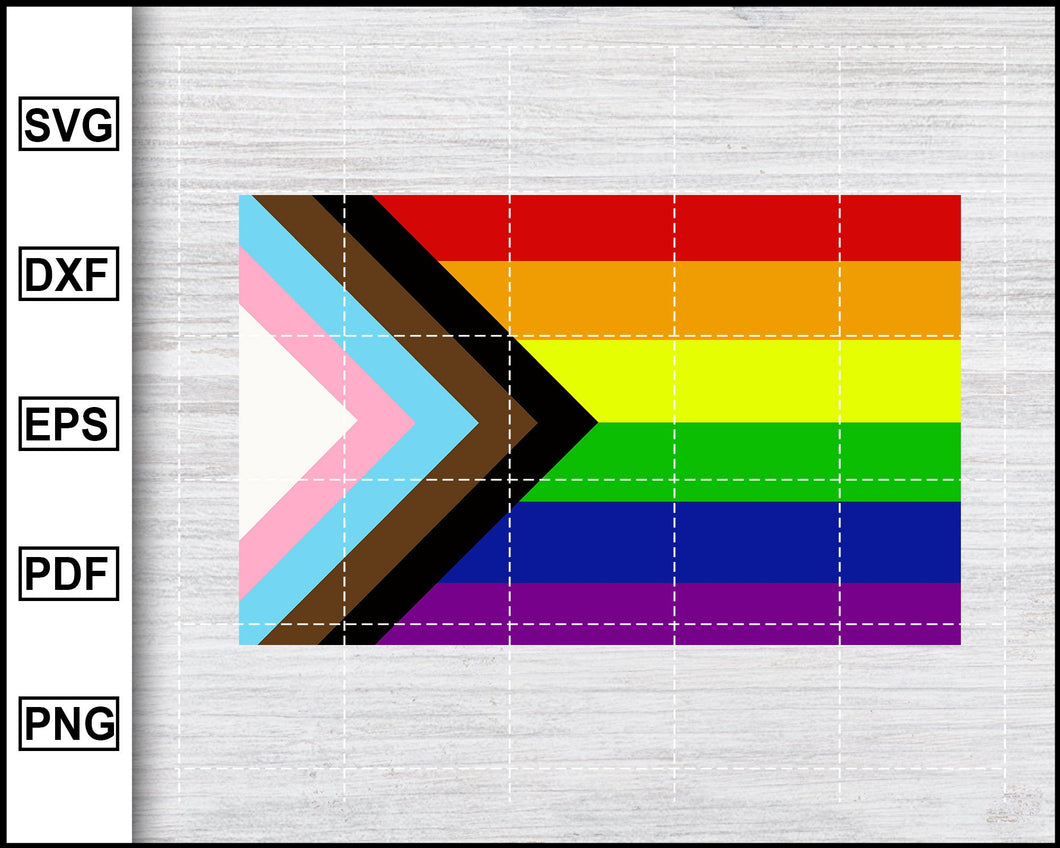 Download Progress Pride Flag Svg Lgbtqaa Rainbow Svg Pride Svg Lgbt Svg Gay Editable Svg File