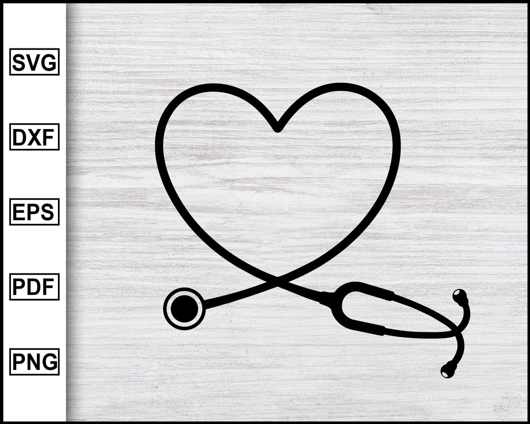 Download Medical Svg Stethoscope Svg Heart Svg Ekg Svg Heart And Stetoscope Svg Nurse Svg Nurse Png Clip Art Art Collectibles