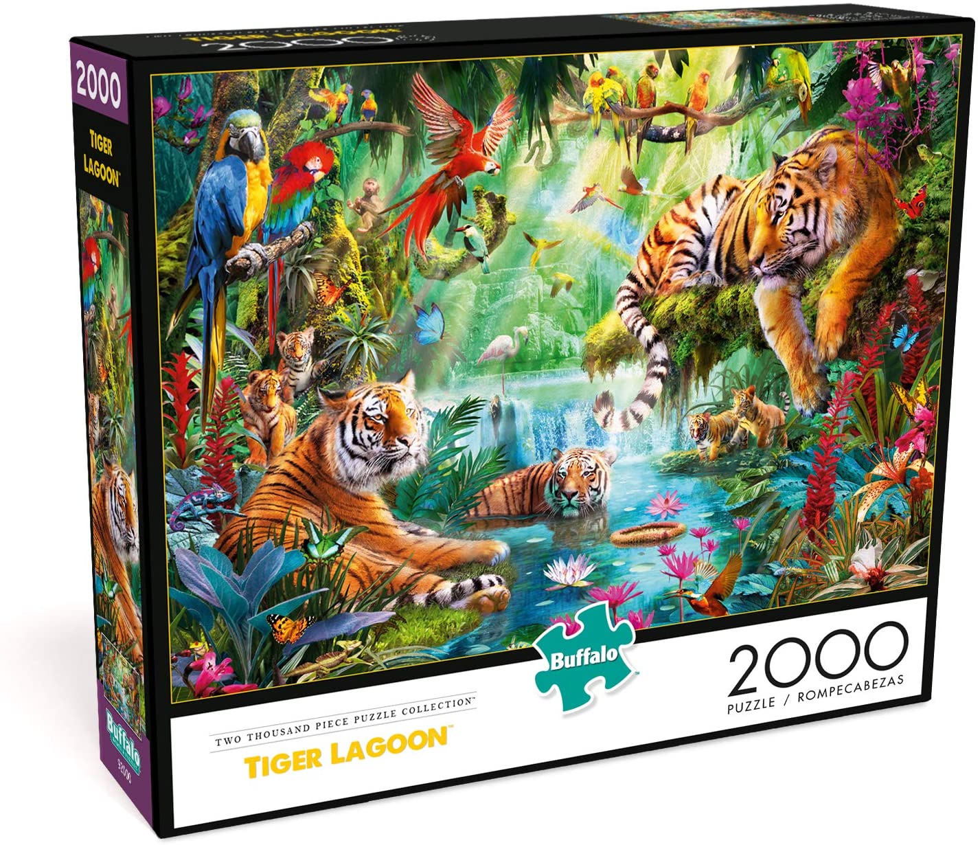 Buffalo Games - Tiger Lagoon - 2000 Piece Jigsaw Puzzle | I Love Puzzles