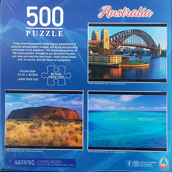Arrow Puzzle - Australia -  The Rocks, Sydney 500 Piece Jigsaw Puzzle Large Piece