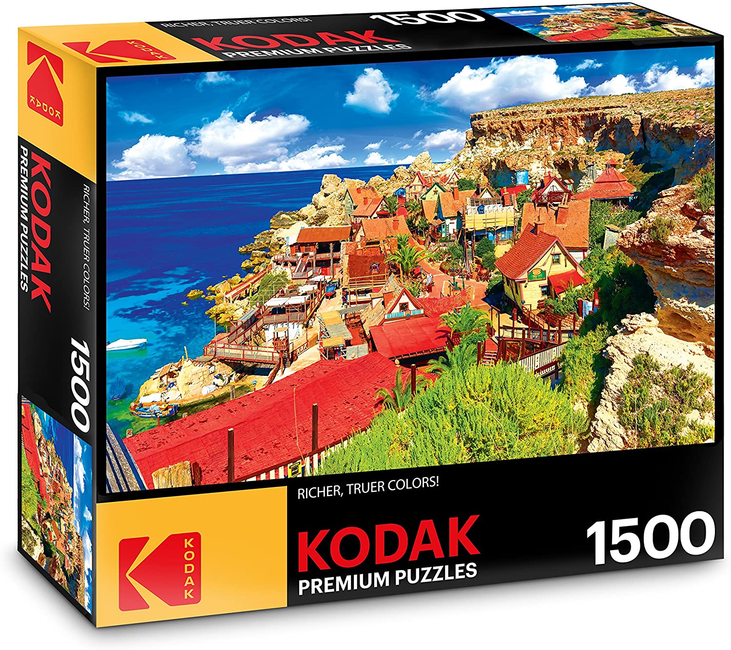 Kodak Premium Puzzles Famous Popeye Village At Anchor Bay Malta 150 I Love Puzzles