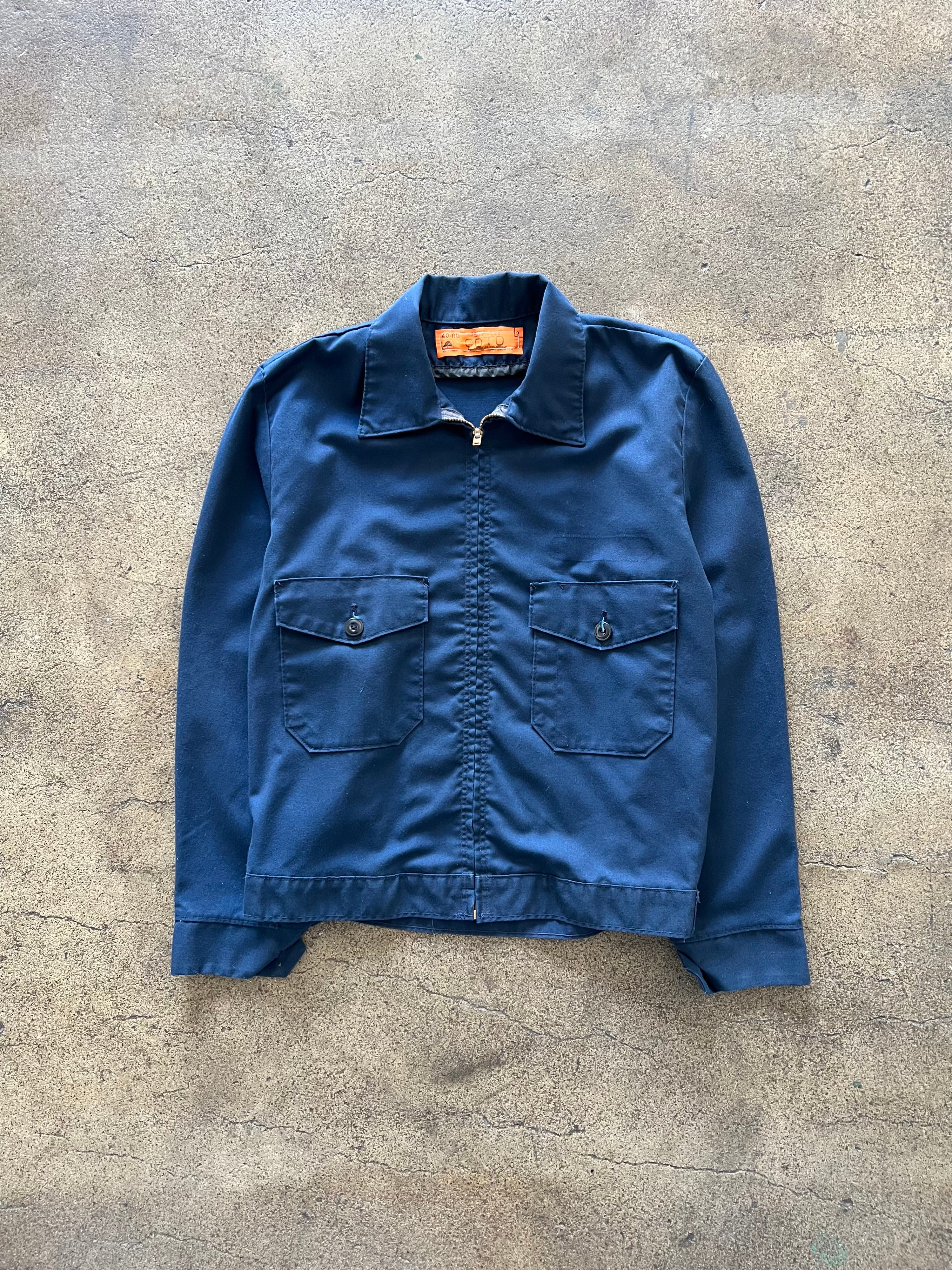 1970s Red Kap Navy Work Jacket
