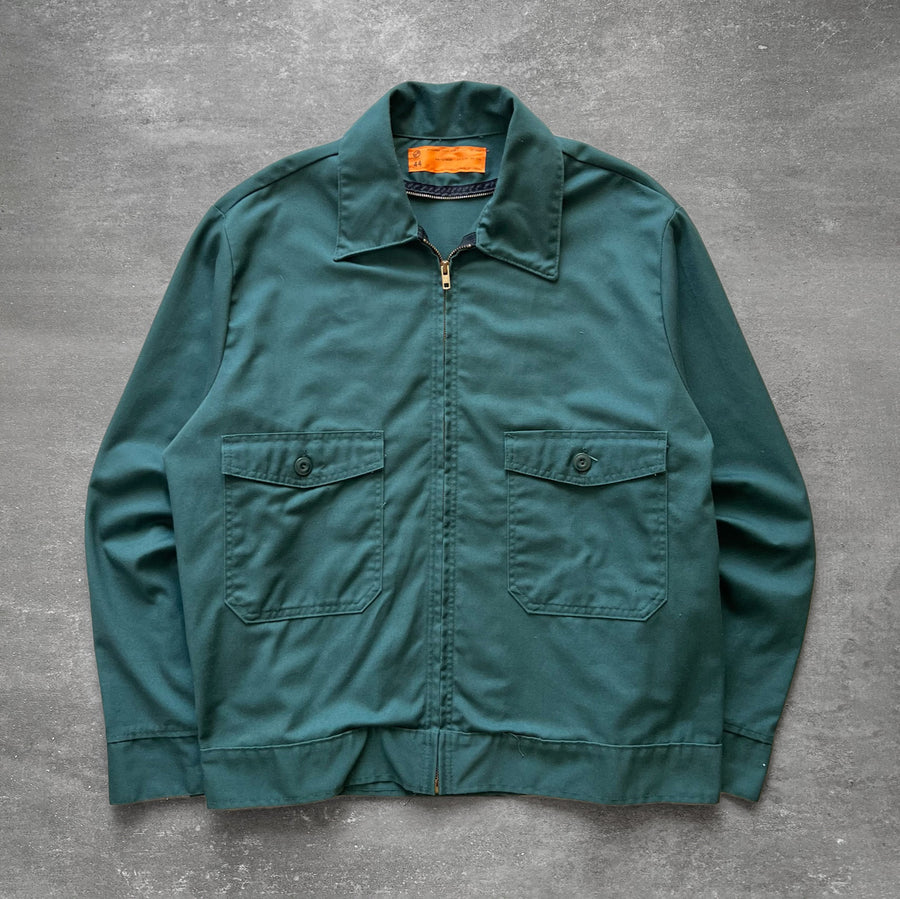 Vintage Work Jacket Texaco Green Green L - ナイロンジャケット