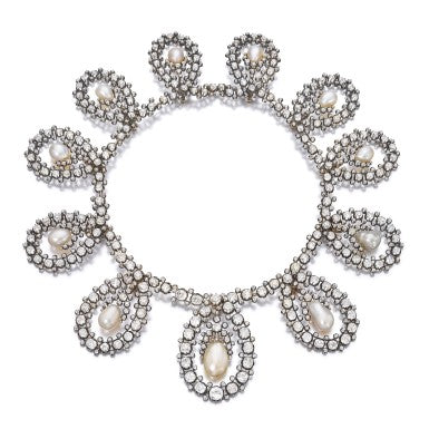 Savoy tiara as necklace