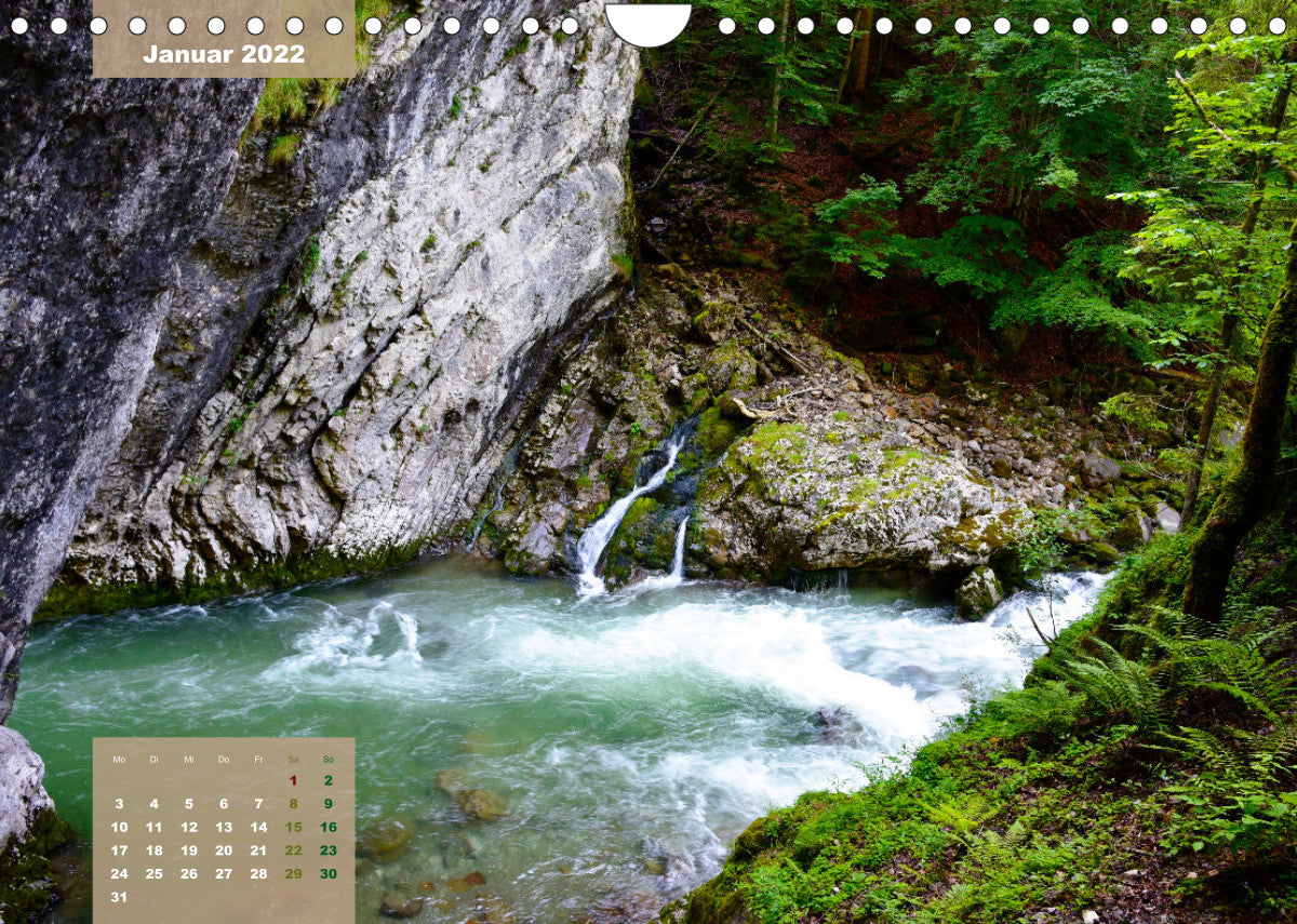 Erlebe mit mir die Breitachklamm (Wandkalender 2022 DIN A4 quer