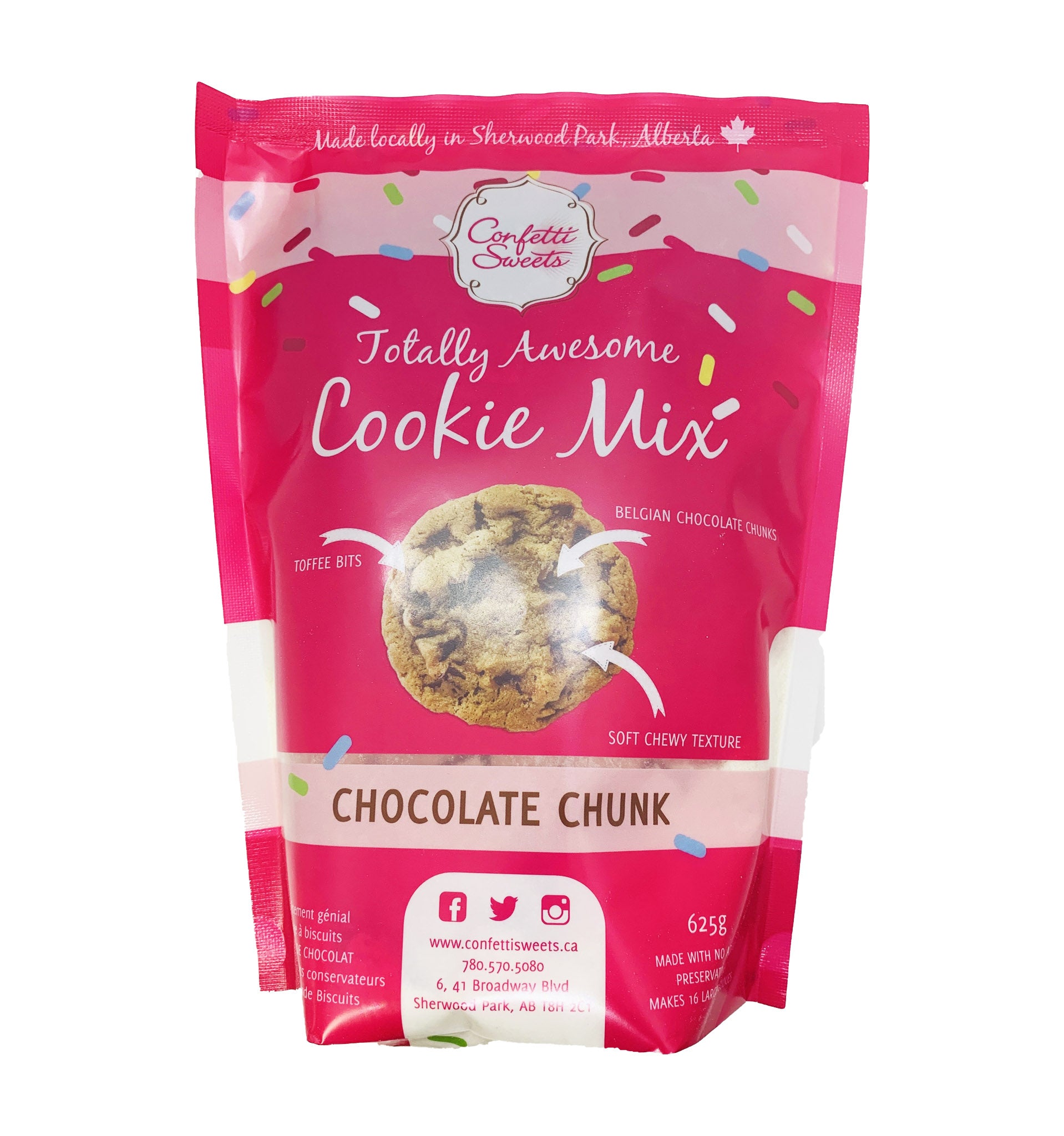 Image of Cookie mix, Chocolate Chunk. (bakes 16 large cookies)