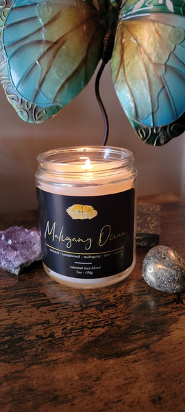 Mahogany Ocean Scented Candle 