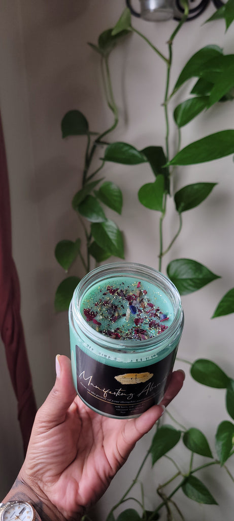 manifesting abundance scented candle