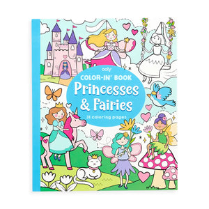 Color-in' Book: Princess and Fairies - The Orange Iris 