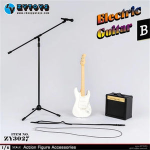 ZY3027 1/6 Scale Model Scene Accessory Trend Electric Guitar Suit For 12 Inches Action Figure Body Toys Dolls Collection Gifts - Crazy RC Toys
