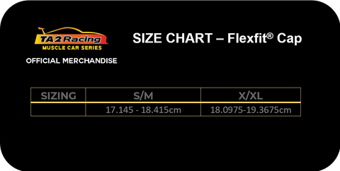 Size Chart - TA2 Muscle Car Series Flexfit Cap