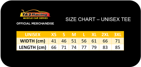 Size Chart - Unisex Tee