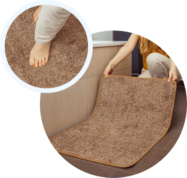 Indoor Super Absorbs Doormat Backing Non Slip Door Mat for Small