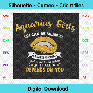 Download Aquarius Girls Birthday Svg Birthday Gift Aquarius Birthday Gift F Designcutsvg