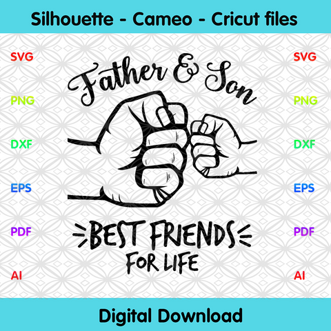 Fathers Day Svg Tagged Father And Son Svg Designcutsvg