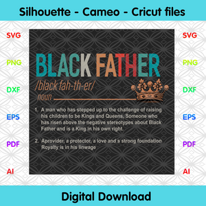 Download Black Father Definition Svg Fathers Day Svg Black Father Svg Black Designcutsvg