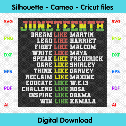 Free Free Juneteenth Dream Like Martin Svg 807 SVG PNG EPS DXF File