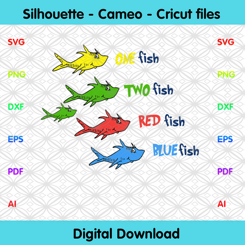 Download Dr Seuss Svg Tagged Red Fish Blue Fish Designcutsvg