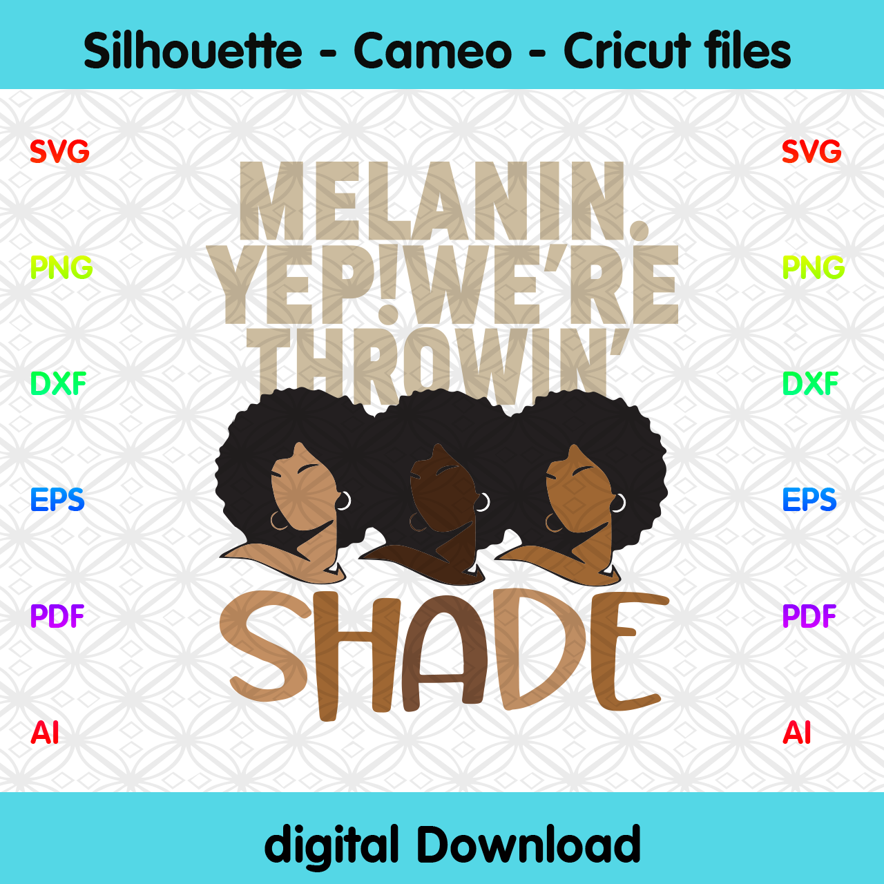 Download Melanin Melanin Svg Black Girl Magic Black History Afro Woman Prayin Designcutsvg