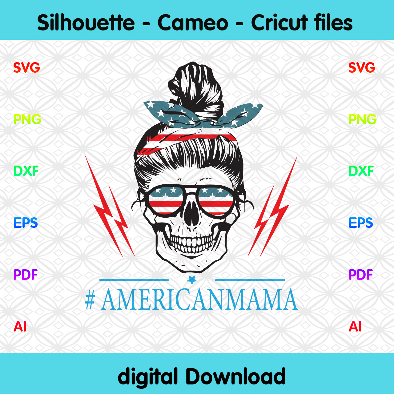 Free Free American Skull Svg 634 SVG PNG EPS DXF File