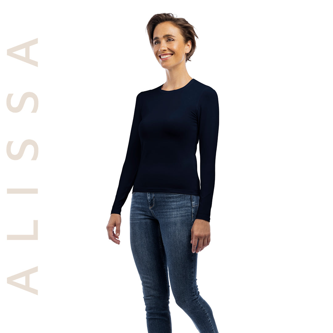 Langarmshirt ALISSA Marine