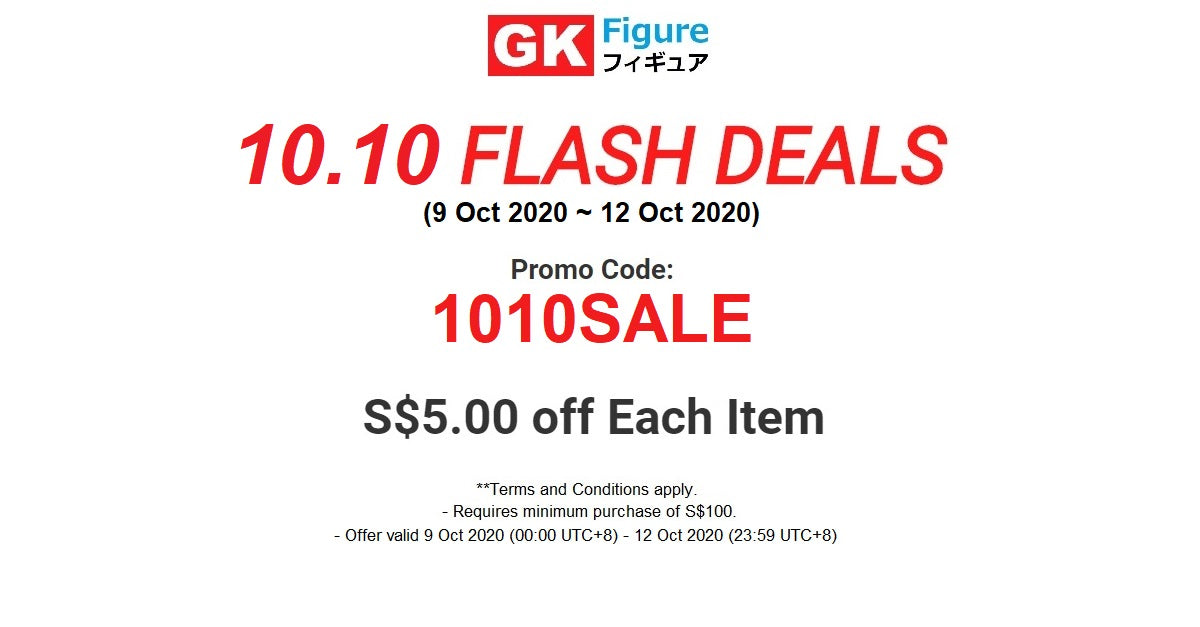 GK Figure - 10.10 Flash Deal - Anime Action Figure