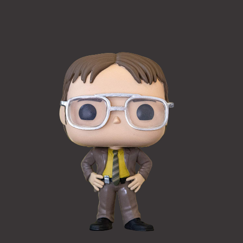 Dwight w/Jello Stapler – The Office Funko Pop! – GeekYard Collectibles