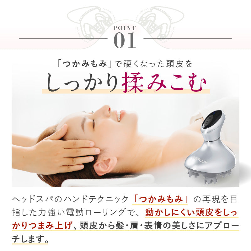 【最終値下】NIPLUX EMS HEAD SPA 電動頭皮ブラシ