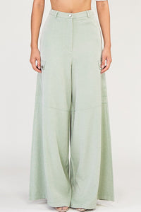 Sage trousers