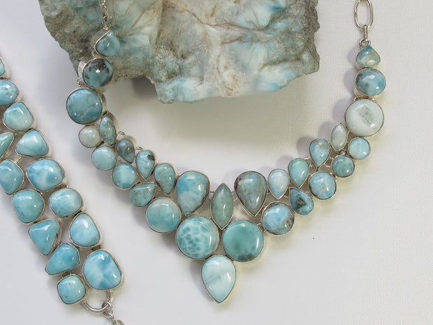 Large Larimar Necklace 3 – Andrea Jaye Collection