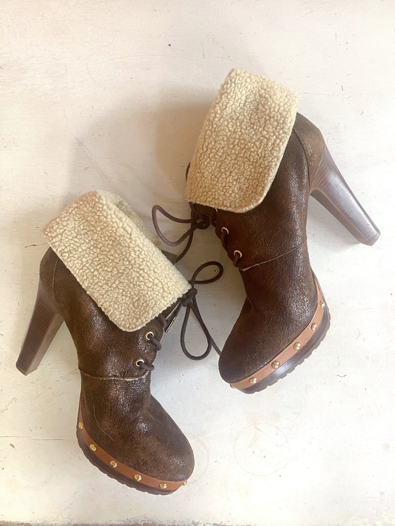 Michael Kors Platform Boots Size  – RESTYLED BY JULI