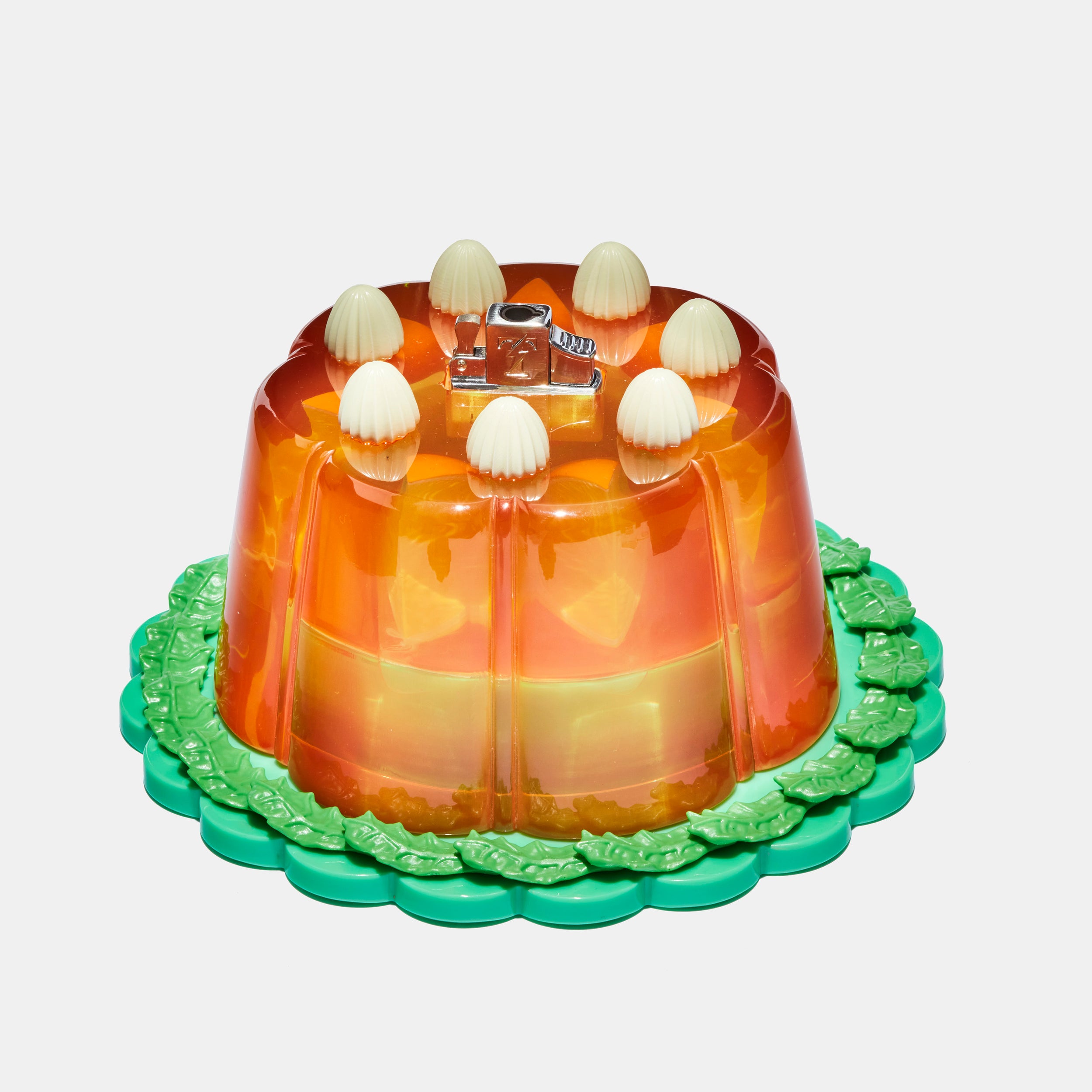 Jelly Tabletop Lighter in Orange