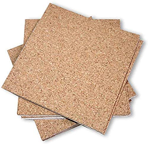 40 Pack of Hexagon Cork Backing For Coasters – Crownmade Molds
