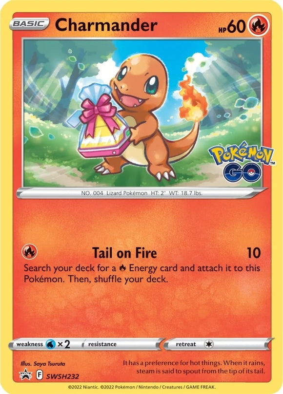 Pokemon Trading Card Game Charmander Promo SWSH232 Pokemon BariBari USA