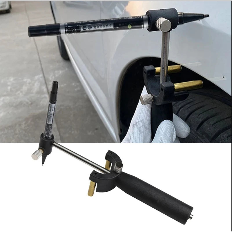 Car Wheel Eyebrow Scriber Auto Sheet Metal Dent Repair Tool Data Recovery Wheel Eyebrow Rib Line Parallel Drawing Tool