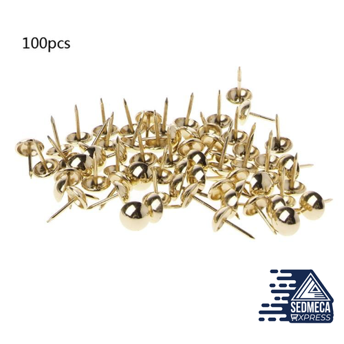 200pcs Upholstery Tacks Vintage DIY Decorative Tacks Furniture Upholstery  Pin 