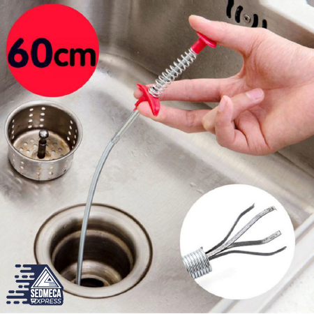 Drain Sewer Dredge Pipeline Hook Household Kitchen Sink Drain Blockades –  SEDMECA Express