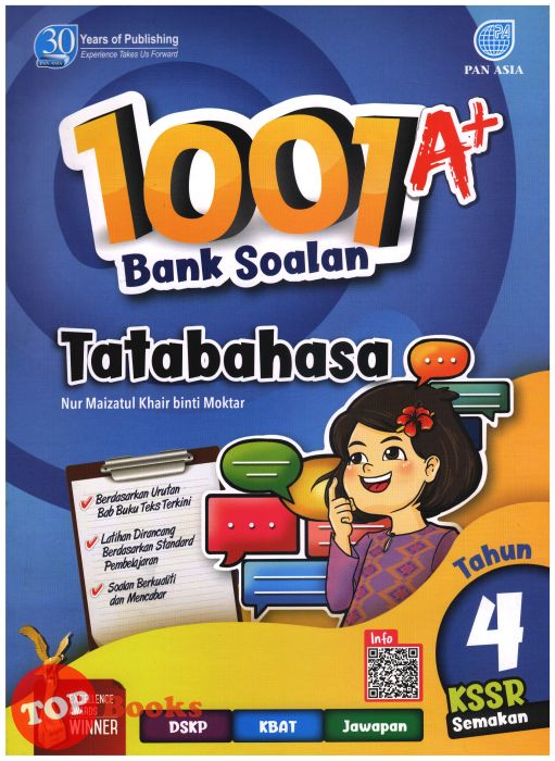 Topbooks Pan Asia 1001 A Bank Soalan Tatabahasa Tahun 4 Kssr Semaka