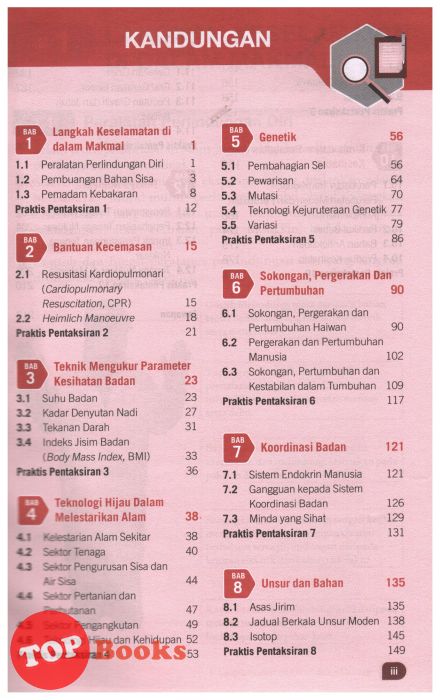 [TOPBOOKS Oxford Fajar] Whizz Thru Sains Tingkatan 4 KSSM