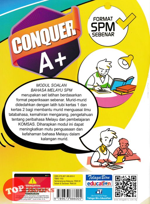 Topbooks Telaga Biru Conquer A Modul Soalan Bahasa Melayu Spm 2021