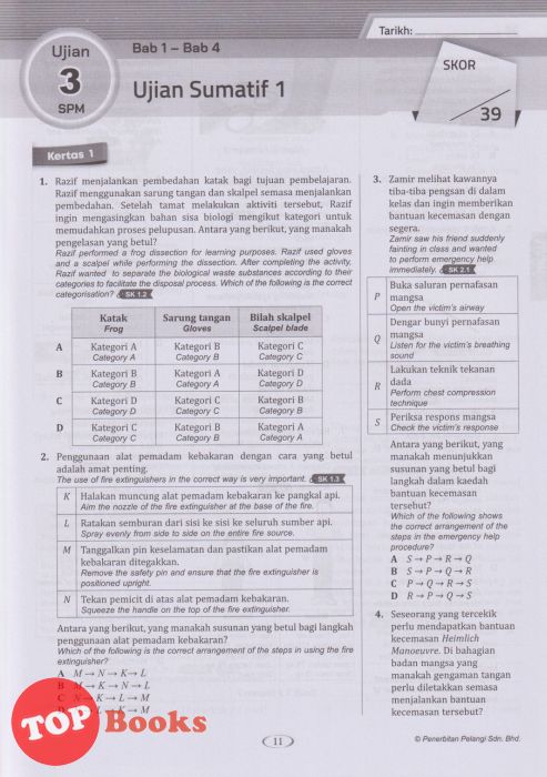 [TOPBOOKS Pelangi] Get Ready! SPM Sains Tingkatan 4 KSSM Dwibahasa (20